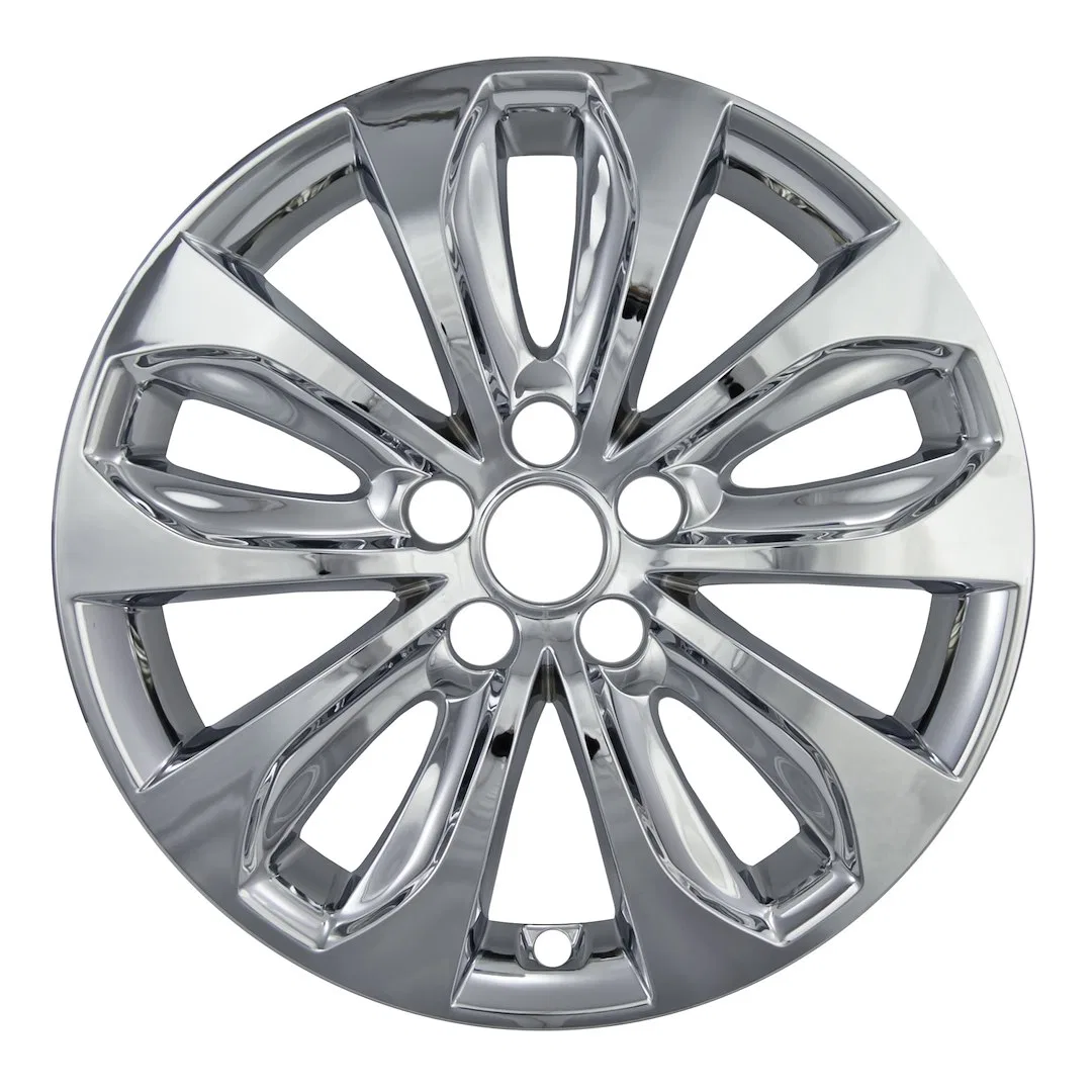 IWCIMP353X – COAST2COAST Wheel Skin, 18 Inch 5 Double Spokes Snap-On Plated Chrome ABS Plastic Set Of 4